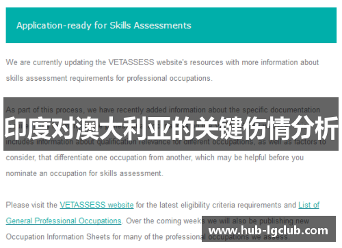 印度对澳大利亚的关键伤情分析