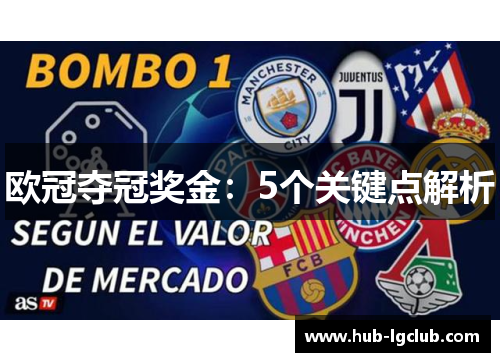 欧冠夺冠奖金：5个关键点解析