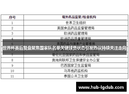 世界杯赛后复盘聚焦国家队名单关键球员状态引发热议持续关注走向